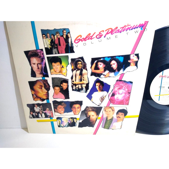 Gold & Platinum Volume 2 Vinyl LP Record Wham Sade Tears For Fears Cyndi Lauper - Picture 2 of 4
